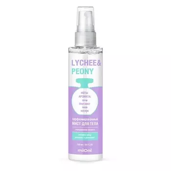 MIONI Парфюмированный мист для тела lychee&peony