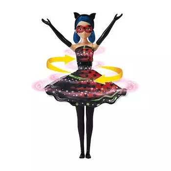 MIRACULOUS Кукла Леди Баг в крутящемся платье с аксессуарами 27 см, 50414