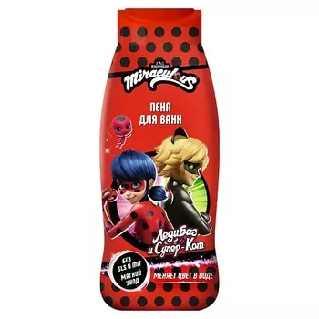 MIRACULOUS Пена для ванн детская Леди баг и Супер кот Чудесное превращение! 400.0