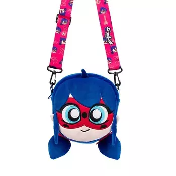 MIRACULOUS Сумка через плечо для девочки плюшевая Леди Баг