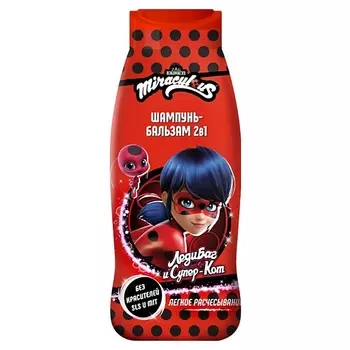 MIRACULOUS Шампунь-бальзам детский 2в1 Чудесная Леди Баг 400.0