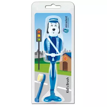 MIRADENT Детская зубная щетка с защитным футляром Собачка Kid's Brush Dog
