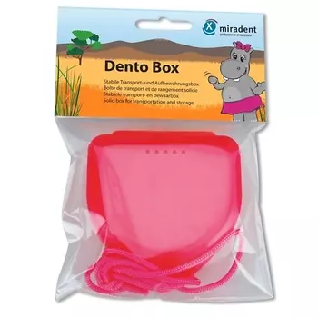 MIRADENT Контейнер стоматологический для хранения кап, съемных брекетов и пластинок Dento Box 1.0