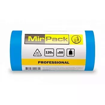 MIRPACK "PROFESSIONAL" Мешки для мусора, 120 литров 50