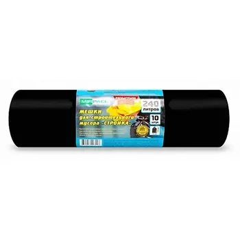 MIRPACK "СТРОЙКА" Мешки для строительного мусора, 240 литров 10