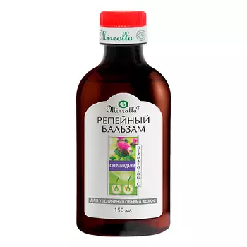 MIRROLLA Бальзам Репейный с комплексом керамидов для увеличения объема волос 150