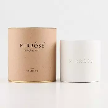 MIRRÓSE Ароматическая свеча в бетоне "Нероли-Жасмин"