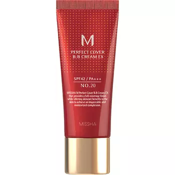 MISSHA BB-крем для лица идеальное покрытие SPF 42/PA +++ Perfect Cover EX