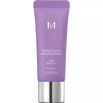 MISSHA BB-крем для лица с антивозрастной сывороткой SPF 50-PA ++++ Perfect Cover Serum