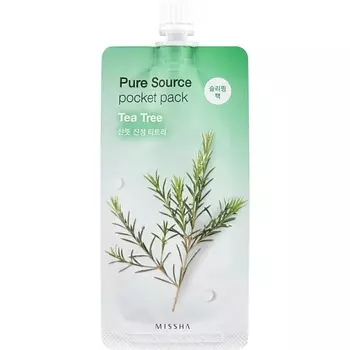 MISSHA Маска кремовая ночная Pure Source с экстрактом чайного дерева