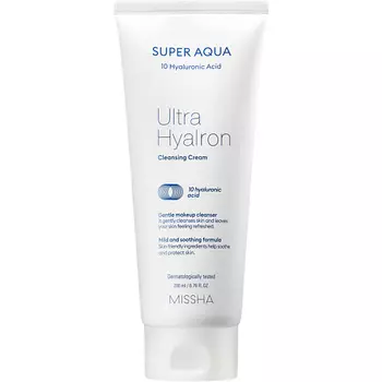 MISSHA Пенка кремовая Super Aqua Ultra Hyalron для умывания и снятия макияжа