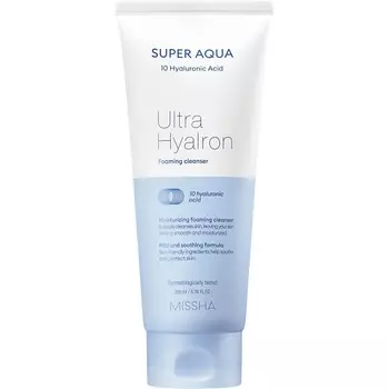 MISSHA Пенка Super Aqua Ultra Hyalron для умывания и снятия макияжа