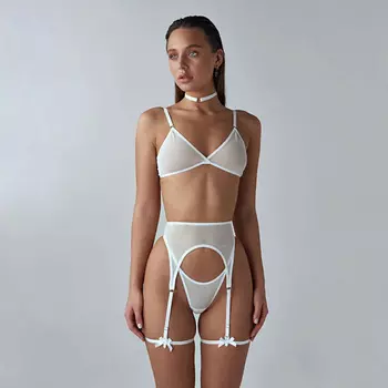 MISSYOURKISS Комплект белья без косточек с поясом