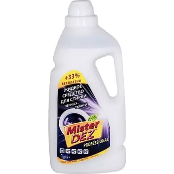 MISTER DEZ Eco-Cleaning PROFESSIONAL Жидкое средство для стирки черных тканей 1000