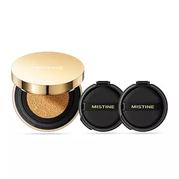 MISTINE Кушон BLUR MATTE AIR Golden и 2 сменных блока