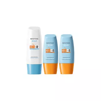 MISTINE Набор солнцезащитных средств Hydrated And Clear SPF50+PA++++