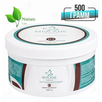 MIVLANE Сахарная паста для шугаринга и депиляции Супер плотная