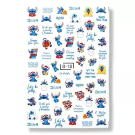 MIW NAILS Слайдер дизайн для ногтей стич