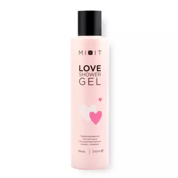 MIXIT Гель для душа парфюмированный с лёгким ароматом лесных ягод LOVE Shower Gel