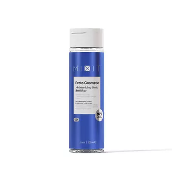 MIXIT Тоник для возрастной кожи лица увлажняющий с гиалуроной кислотой и олигопептидным комплексом Recelline 55+