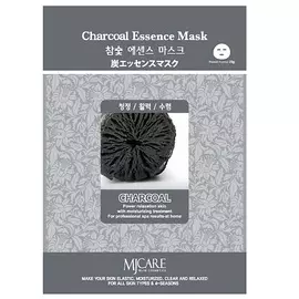 MJCARE Маска тканевая с древесным углем для лица 23.0