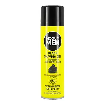 MODUM Гель для бритья FOR MEN black Очищение и комплексный уход