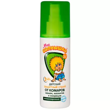 МОЁ СОЛНЫШКО Спрей от комаров детский защитный 100.0
