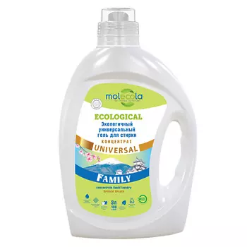 MOLECOLA Экологичный гель для стирки FAMILY COLOR 3000.0