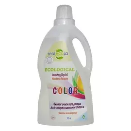 MOLECOLA Экологичный универсальный гель для стирки цветного белья Цветы мандарина 1500.0
