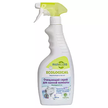 MOLECOLA Очищающий спрей для ванной комнаты Изумрудный лес экологичный