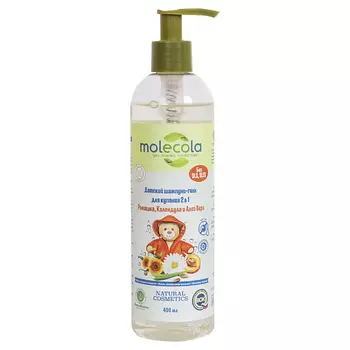 MOLECOLA Шампунь-гель 2 в 1 детский 400.0