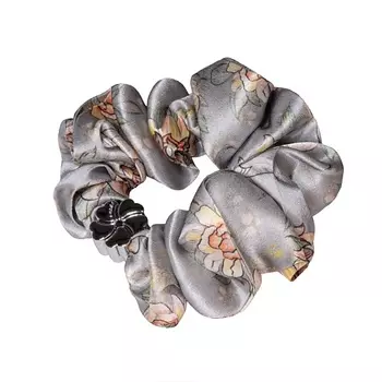 MOLLEN Шелковая резинка для волос Лазоревый цветок