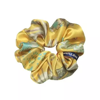 MOLLEN Широкая шелковая резинка для волос волос Оммаж