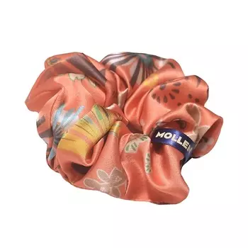 MOLLEN Широкая шелковая резинка для волос волос Оммаж