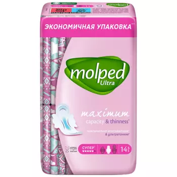 MOLPED Прокладки женские ULTRA Super 14.0