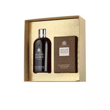 MOLTON BROWN Набор Re-Charge Black Pepper: Гель для душа + Мыло-скраб