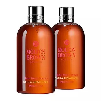 MOLTON BROWN Парфюмированный гель Flame Tree & Pimento Bath & Shower Gel Duo
