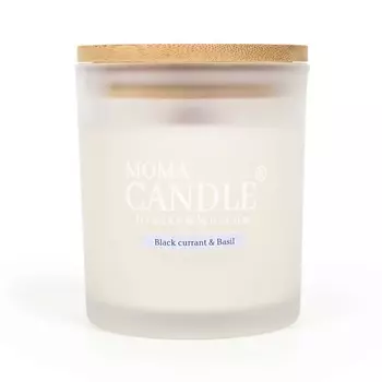 MOMACANDLE Свеча ароматическая Black currant & Basil 230