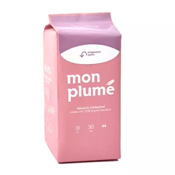 MON PLUME Бамбуковые прокладки Ежедневные с крылышками 5.0