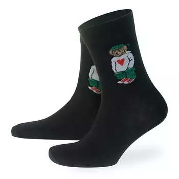 MONCHINI Мужские носки "Мишка с сердечком"