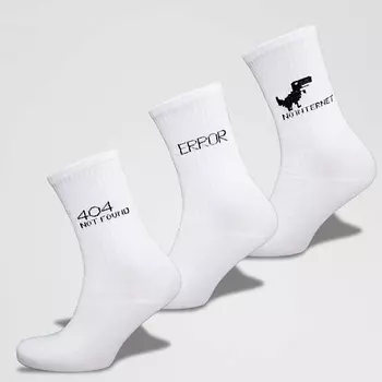 MONCHINI Набор женских повседневных носков с рубчиком, not_found_white