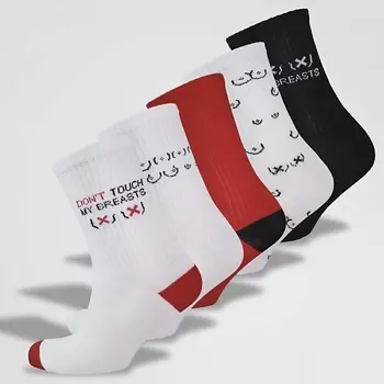 MONCHINI Набор женских повседневных носков с рубчиком