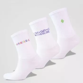 MONCHINI Набор женских повседневных носков с рубчиком, sims