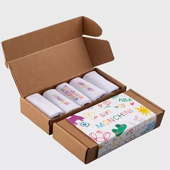 MONCHINI Набор женских повседневных носков с рубчиком, isterika