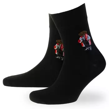 MONCHINI Носки мужские черные "Тедди"