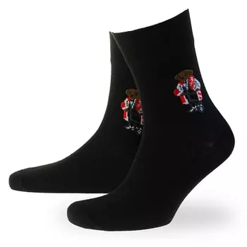 MONCHINI Носки мужские черные "Тедди"