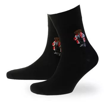 MONCHINI Носки мужские черные "Тедди"