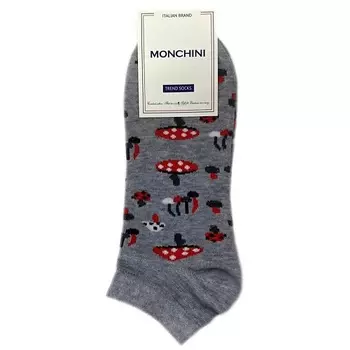 MONCHINI Носки серые мужские "Грибы"