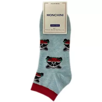 MONCHINI Носки женские "Енот с арбузом"