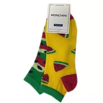 MONCHINI Носки женские мультипак 2 пары "Арбузы"